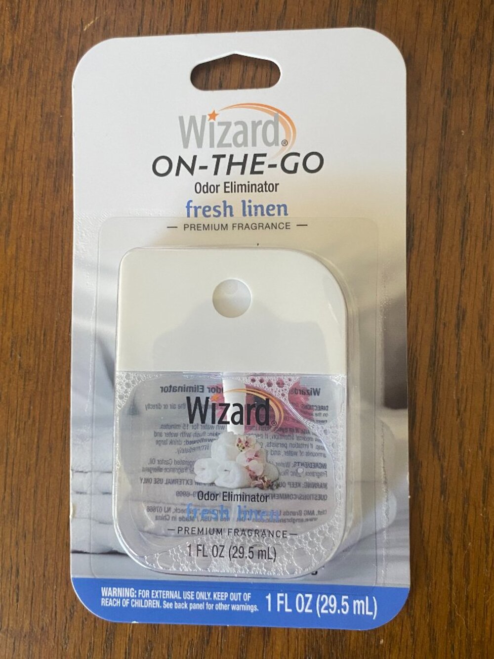 3/$10 WIZARD On-The-Go Odor Eliminator *FRESH LINEN*
